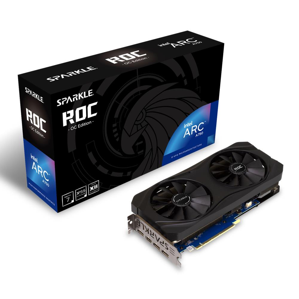 Відеокарта PCIE16 ARC A750 8GB GDDR6 SA750R-8GOC SPARKLE