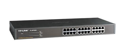 Комутатор не керований, мережеве обладнання, TL-SF1024 TP-LINK