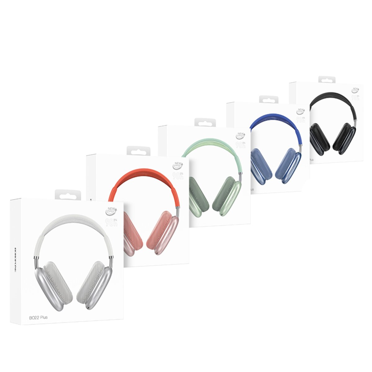 Навушники BOROFONE BO22 Plus Elegant BT headphones Silver