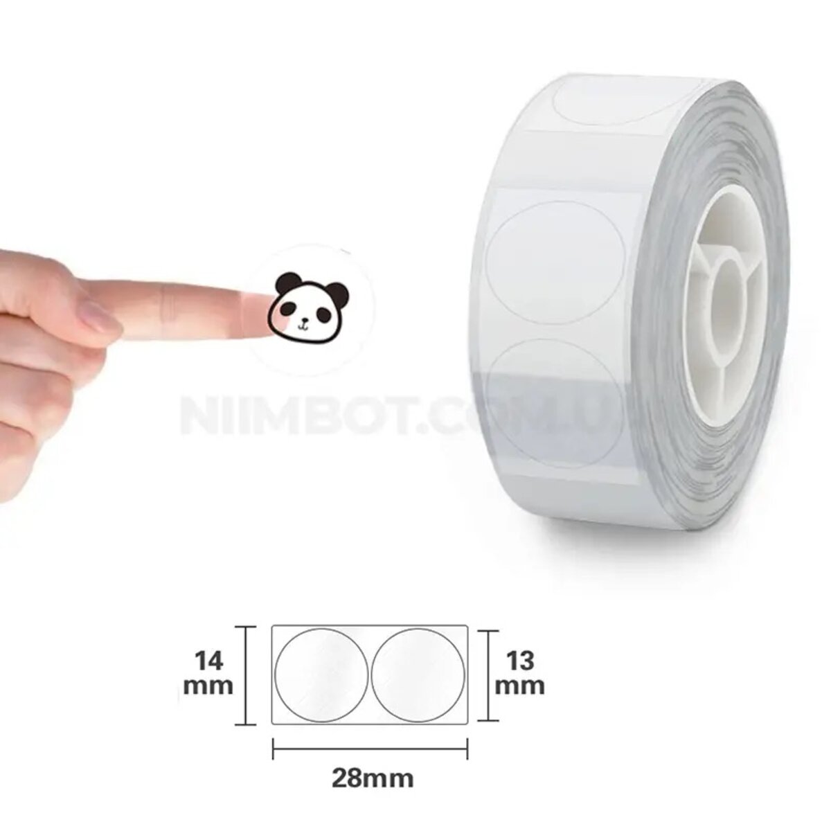 Етикетки NIIMBOT TT14*28-220 Round Transparent For D11/D110/D101/H1S (A2G88778901)