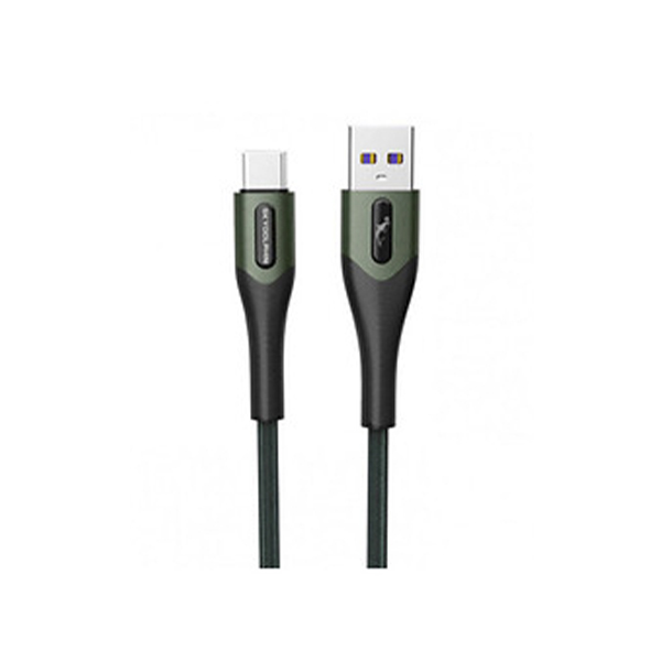 Кабель SkyDolphin S01T USB to Type-C 1m Dark Green (USB-000582)