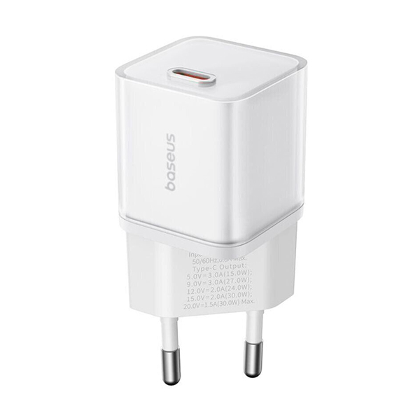 МЗП Baseus GaN5S Fast Charger 1C 30W White (P10162504213-00)