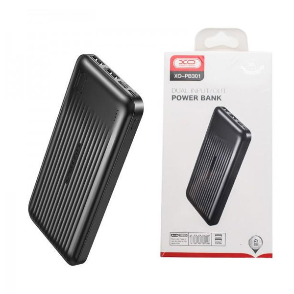 Внешний аккумулятор XO PB301 10000mAh Black