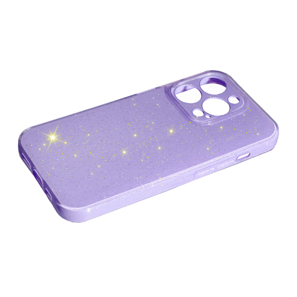 Чохол Silicon Shiny Case iPhone 13 Pro Glitter Lavander