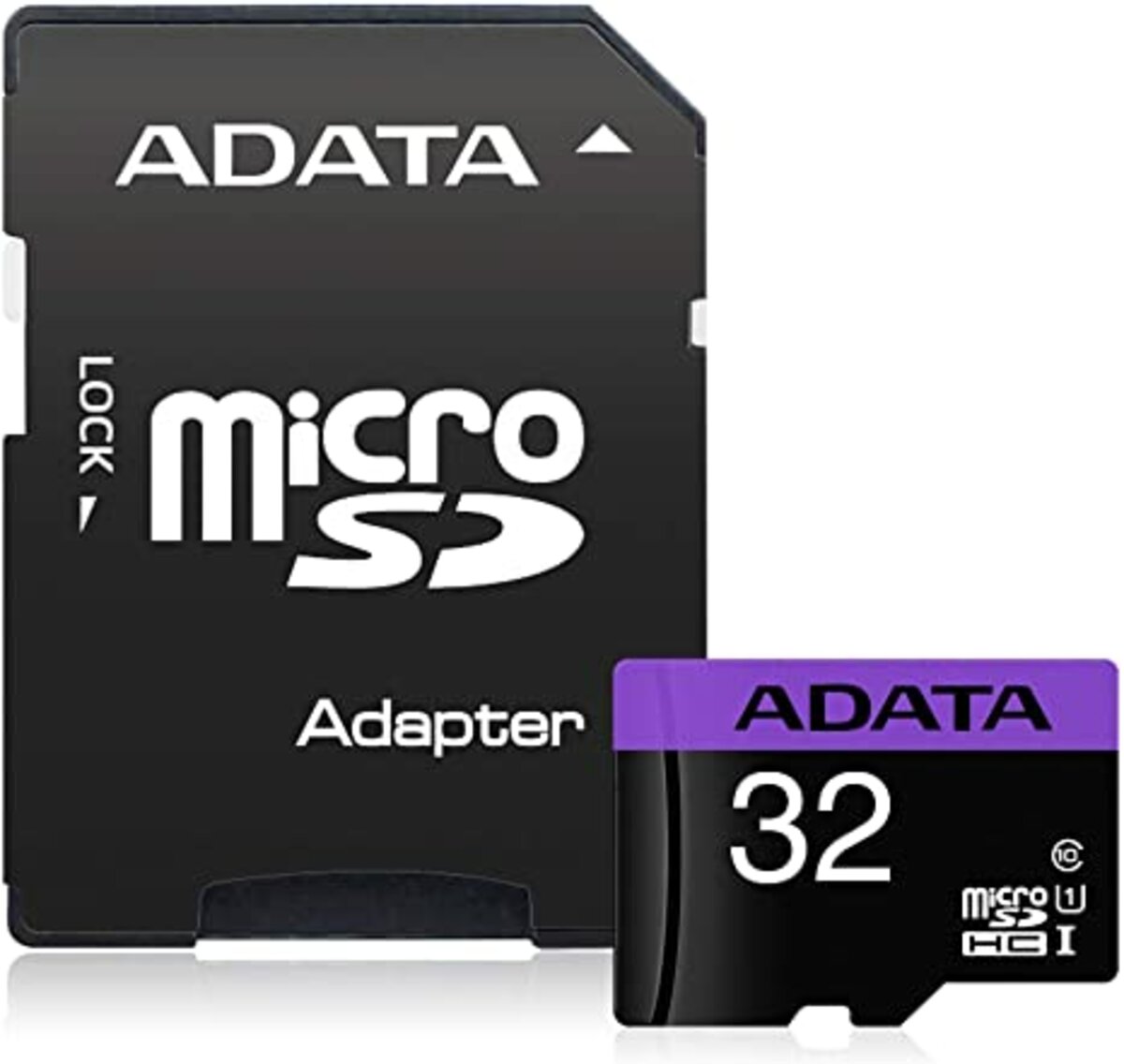 microSDHC (UHS-1) A-DATA Premier 32Gb Class 10 (R-80Mb/s)  (adapter SD)