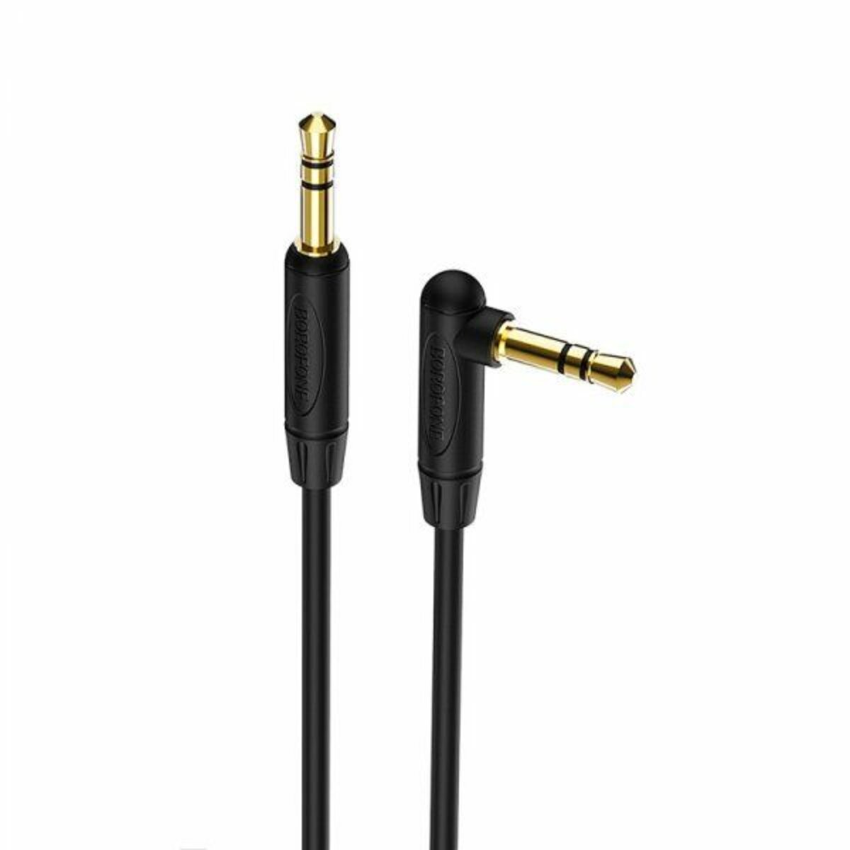 Аудiо-кабель BOROFONE BL4 audio AUX cable 2m, Black