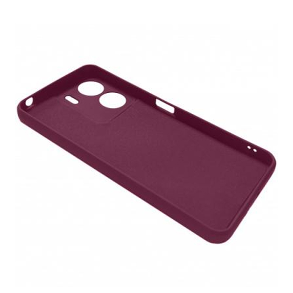 Чехол Original Soft Touch Case for Xiaomi Redmi 13C/Poco C65 Plum with Camera Lens