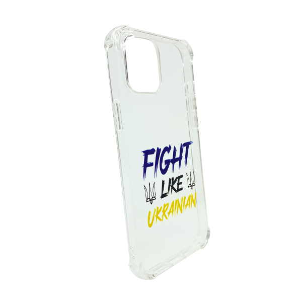 Чохол Wave We are Ukraine Case iPhone 11 Pro Clear Fight Like Ukrainian