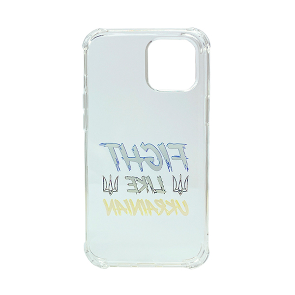 Чохол Wave We are Ukraine Case iPhone 11 Pro Clear Fight Like Ukrainian