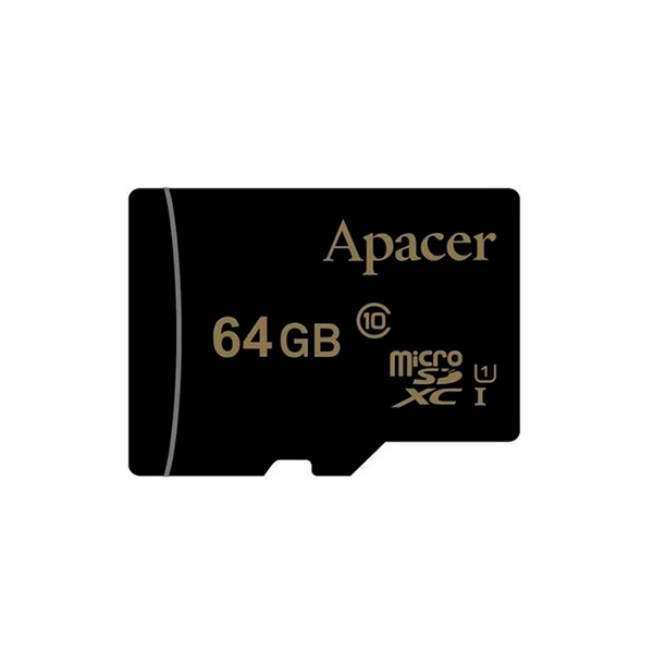 Карта пам'яті Apacer 64 GB microSDXC Class 10 UHS-I AP64GMCSX10U1-RA