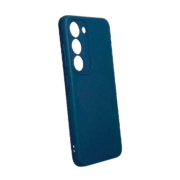 Чехол Original Soft Touch Case for Samsung S23 Plus/S916 Midnight Blue with Camera Lens