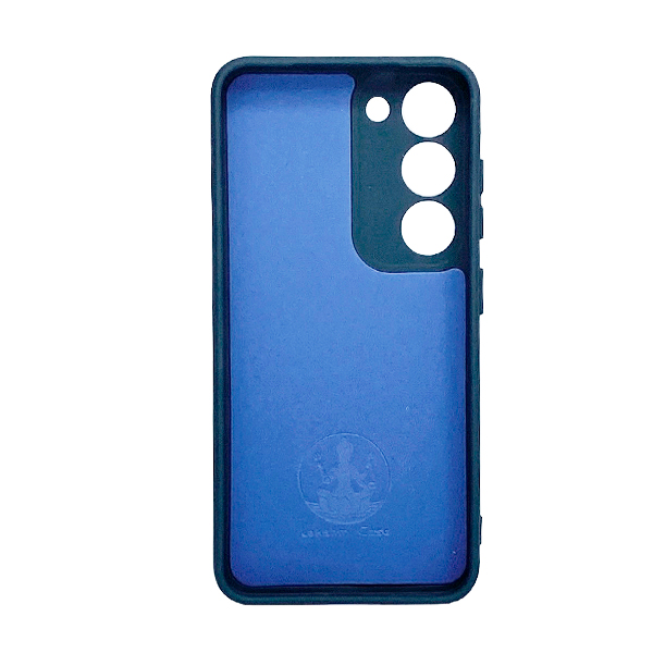 Чехол Original Soft Touch Case for Samsung S23/S911 Midnight Blue with Camera Lens