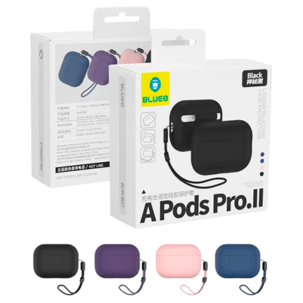 Футляр для наушников AirPods Pro 2 Blueo Liquid Silicone Case Pink Sand