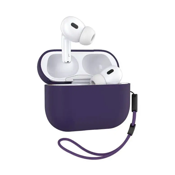 Футляр для навушників AirPods Pro 2 Blueo Liquid Silicone Case Purple