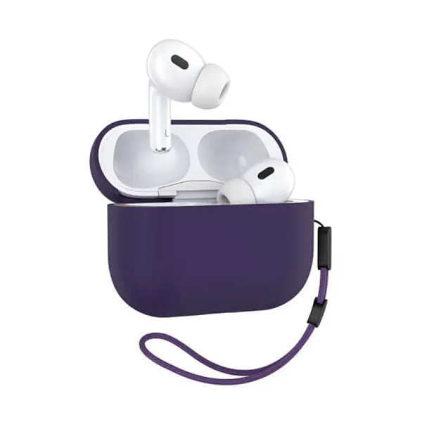 Футляр для наушников AirPods Pro 2 Blueo Liquid Silicone Case Purple