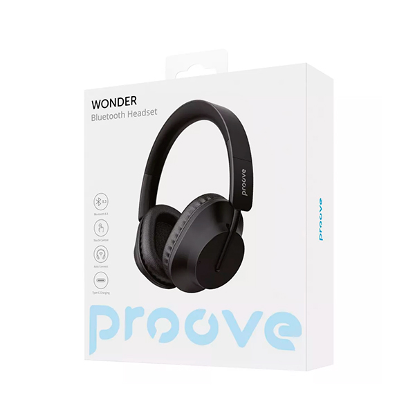 Bluetooth Навушники Proove Wonder Black