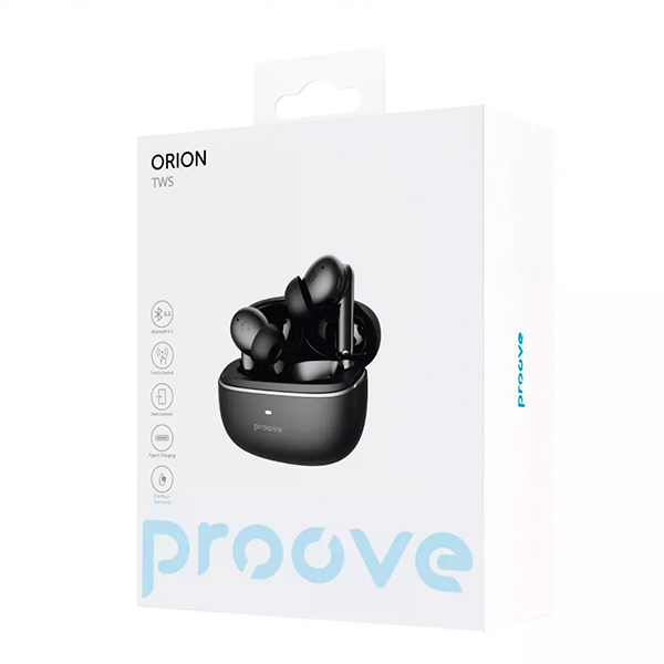 Bluetooth Навушники Proove Orion TWS (Black)