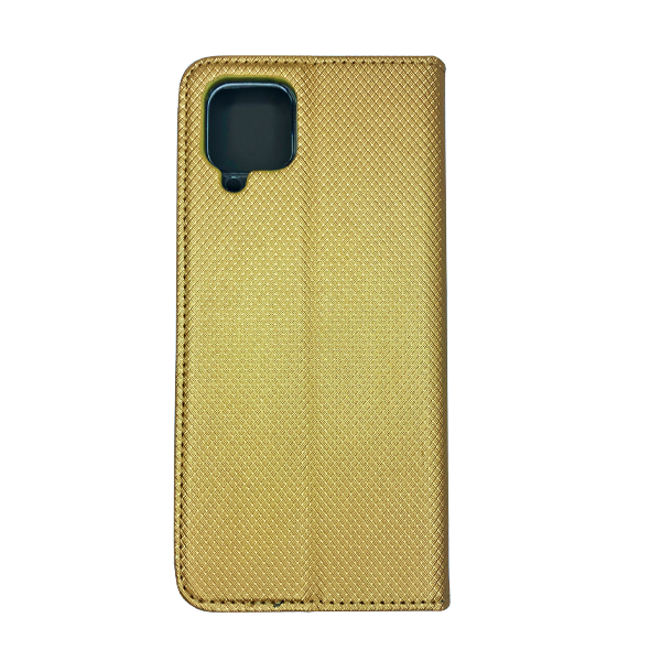 Чохол книжка Kira Slim Shell для Samsung A12-2021/A125/M12-2021 Gold Perforation NEW