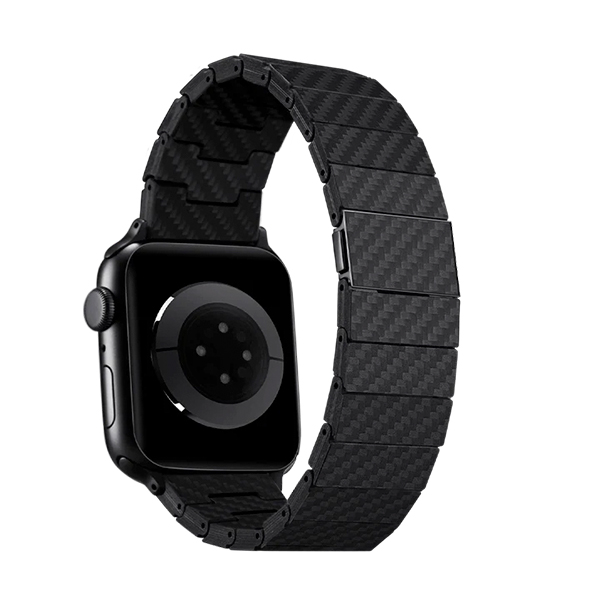 Ремешок Pitaka Carbon Fiber Watch Band Modern Black/Grey for Apple Watch 49/45/44mm (AWB2307)