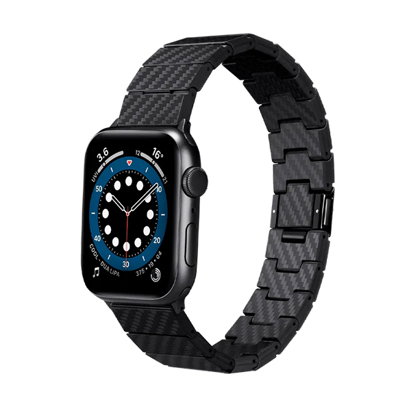 Ремешок Pitaka Carbon Fiber Watch Band Modern Black/Grey for Apple Watch 49/45/44mm (AWB2307)