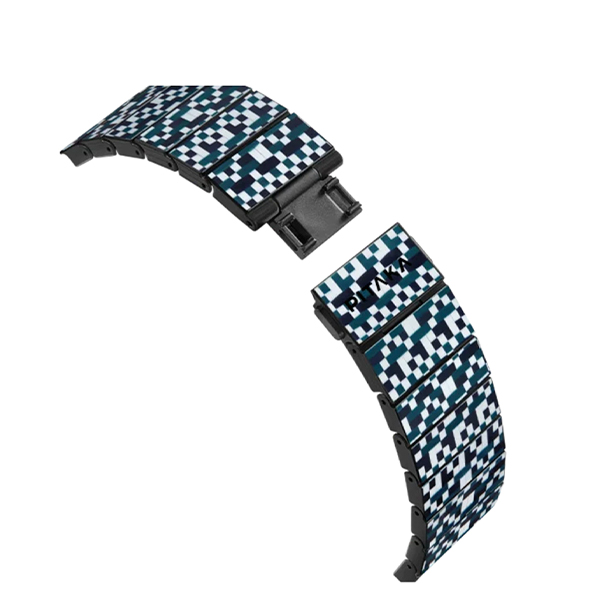 Ремешок Pitaka Dreamland Chroma Carbon Band Mosaic for Apple Watch 49/45/44mm (AWB2303)