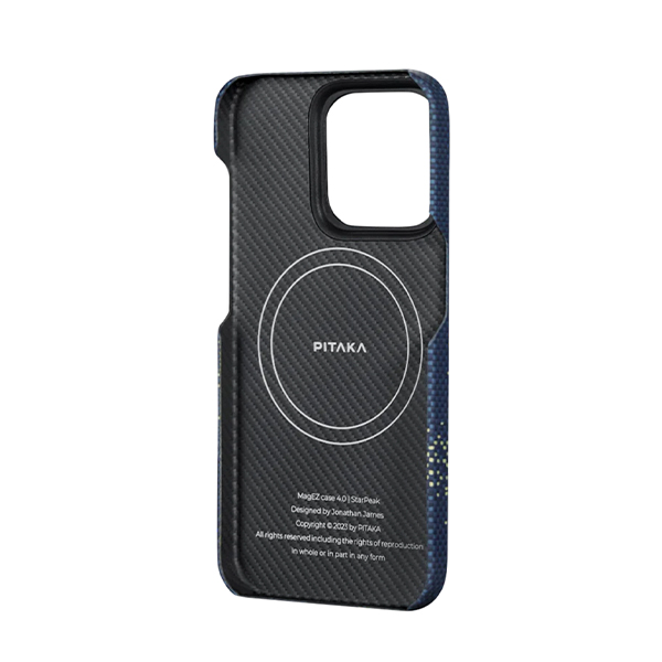 Чехол Pitaka iPhone 15 Pro Case with MagSafe StarPeak Milky Way Galaxy (KI1501PMYG)