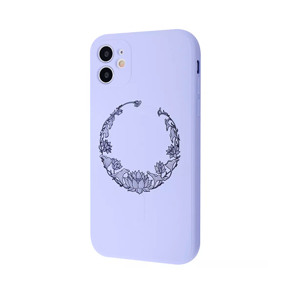 Чохол Wave Minimal Art Case для Apple iPhone 11 with MagSafe Light Purple/Lotus