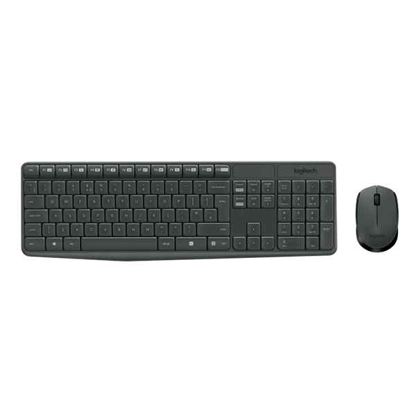 IT/kbrd Комплект клавиатура и мышь беспроводные Logitech MK235 WL Grey (920-007948)
