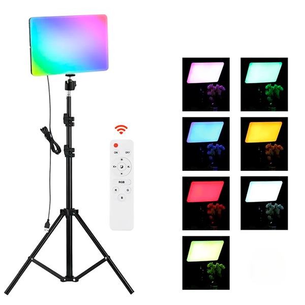 Набір для блогерів 2 в 1LED RGB Camera Light 14