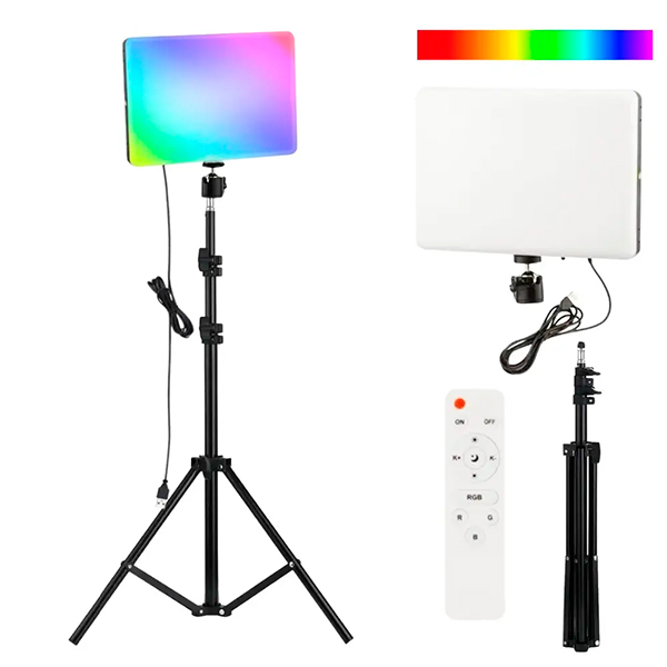 Набір для блогерів 2 в 1LED RGB Camera Light 14