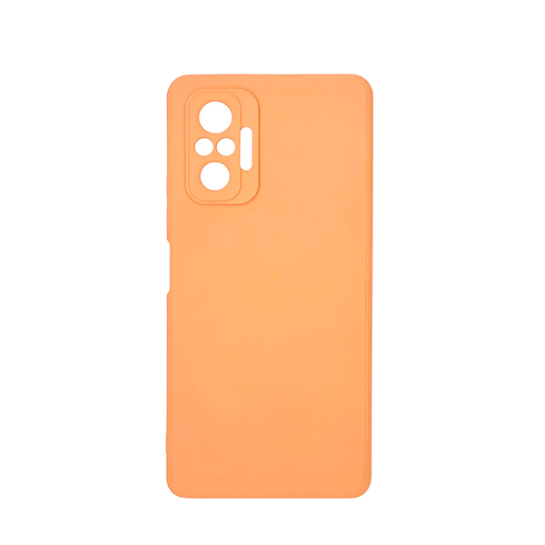 Чехол Original Soft Touch Case for Xiaomi Redmi Note 10 Pro/Note 10 Pro Max Orange with Camera Lens