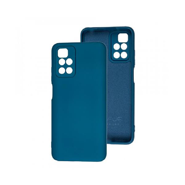 Чехол Original Soft Touch Case for Xiaomi Redmi 10 Dark Blue with Camera Lens