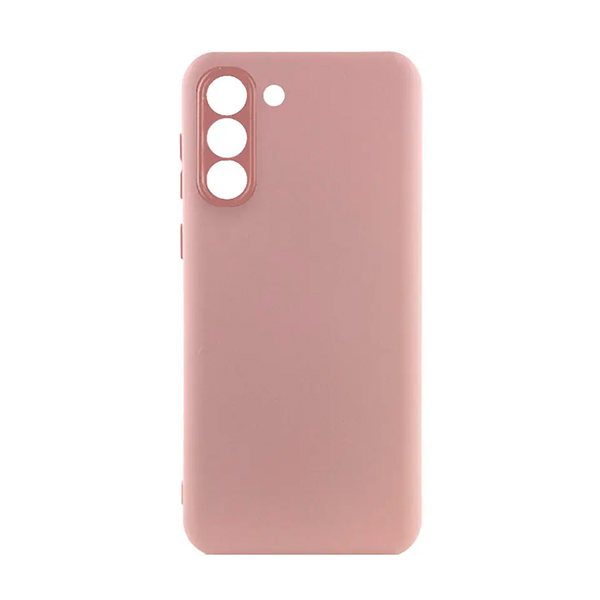 Чохол Original Soft Touch Case for Samsung S22 Plus/S906 Pink with Camera Lens
