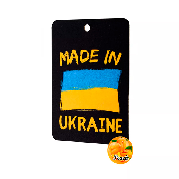 Автомобільний ароматизатор повітря Made in Ukraine Peach