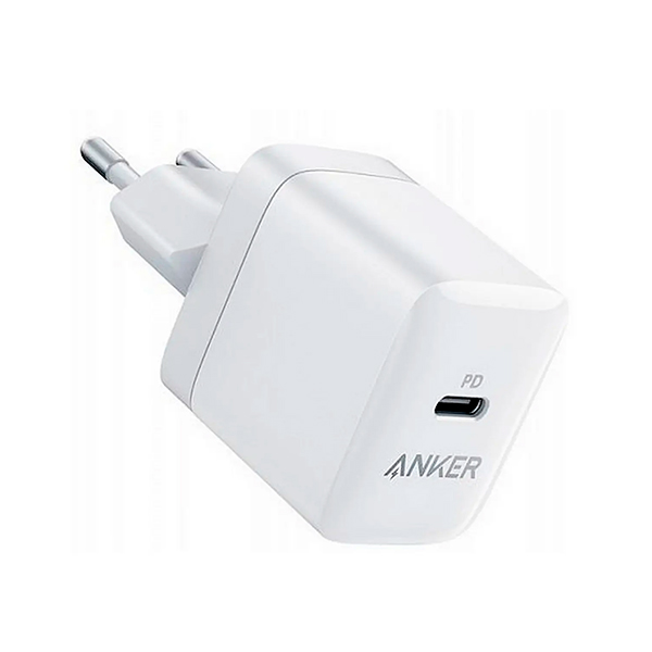 МЗП Anker USB Wall Charger PowerPort III 20W Cube PD USB-C White (A2149G21)