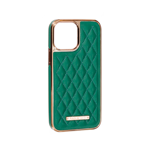 Чохол Puloka Leather Case для iPhone 13 Pro Max Green