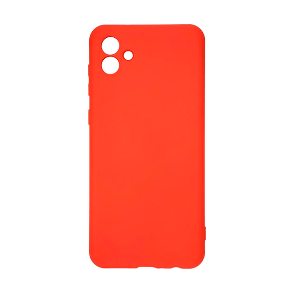 Чохол Original Soft Touch Case for Samsung A04e-2022/A042 Red with Camera Lens