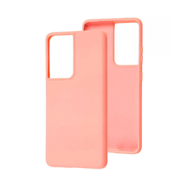 Чохол Original Silicon Case Samsung S21 Ultra/G998 Pink Sand