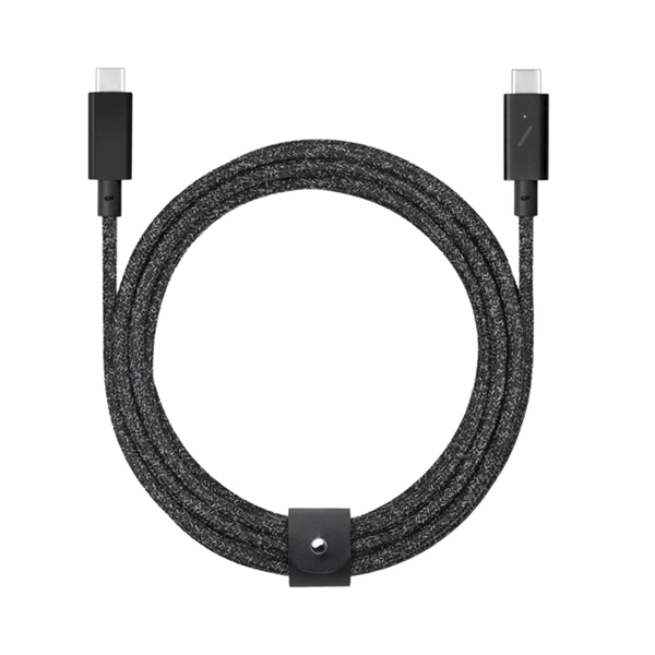 Кабель Native Union Belt Cable Pro USB-C to USB-C 240W 2.4m Cosmos Black (BELT-PRO2-COS-NP)