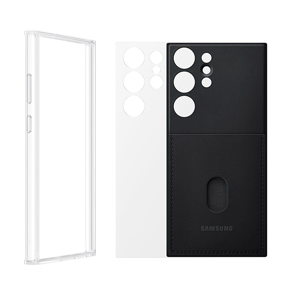Чохол Samsung S918 Galaxy S23 Ultra Frame Case Black (EF-MS918CBEGRU)