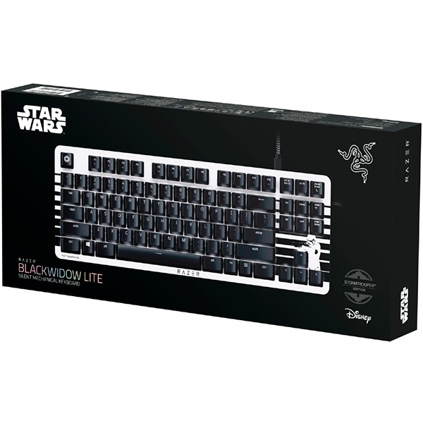 IT/kbrd Клавиатура Razer BlackWidow Lite Stormtrooper Star Wars Edition Orange Switch (RZ03-02640800-R3M1)