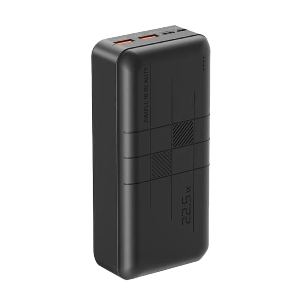 Зовнішній акумулятор XO PR189 PD20W+QC22.5W 30000mAh Black