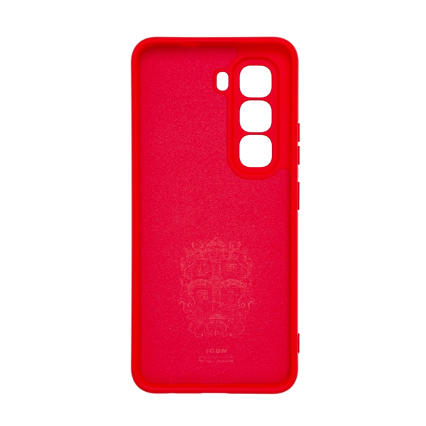 Чохол Original Soft Touch Case for Infinix Hot 50 Pro 4G Red with Camera Lens