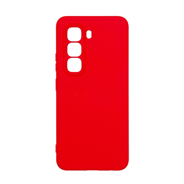 Чехол Original Soft Touch Case for Infinix Hot 50 Pro 4G Red with Camera Lens