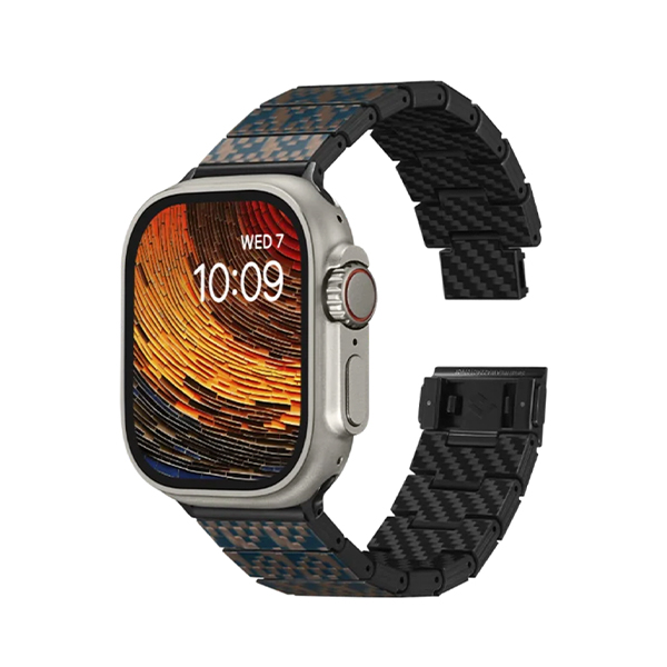 Ремешок Pitaka Dreamland Chroma Carbon Band Stairs for Apple Watch 49/45/44mm (AWB2302)