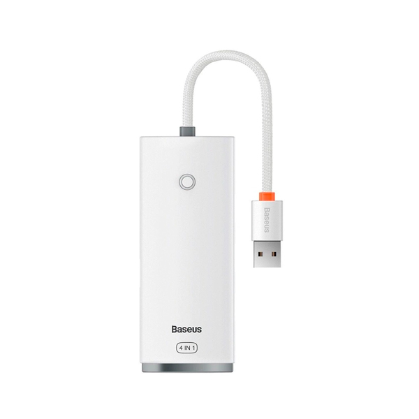 USB-хаб Baseus Lite Series 4-in-1 0.25m White (WKQX030002)