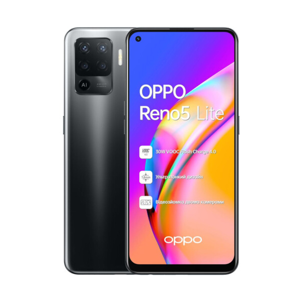 Смартфон OPPO Reno 5 Lite 8/128GB (fluid black)