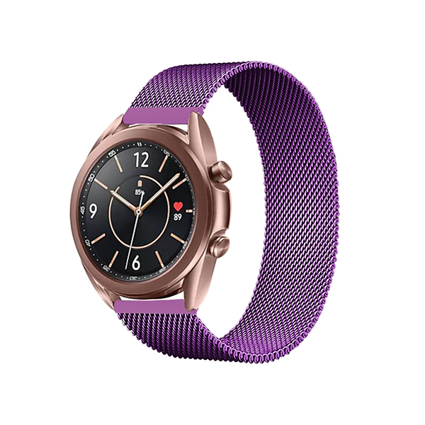 Ремінець для браслета Milanese Loop для Xiaomi Amazfit/Samsung 20 mm Purple