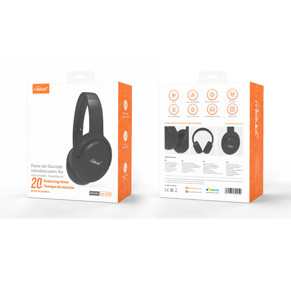 Bluetooth Навушники MIetubl MTB-BLHM01 Black