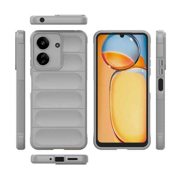 Чохол Cosmic Magic Shield for Xiaomi Redmi 13C/Poco C65 Grey with Camera Lens